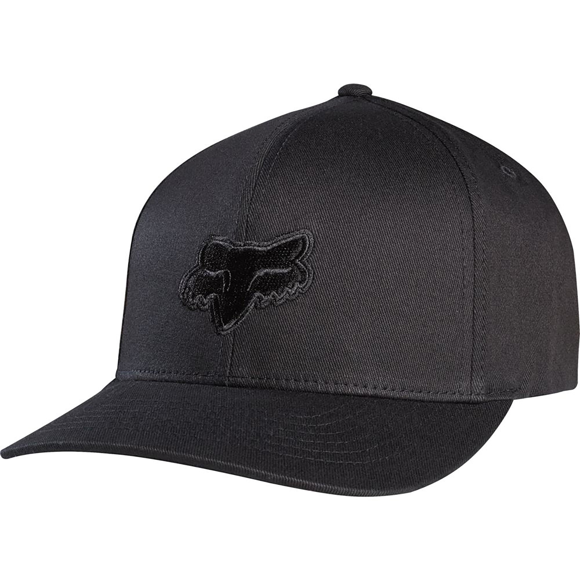 Fox Legacy Flexfit Hat L/XL Black/Black | ABC Bikes