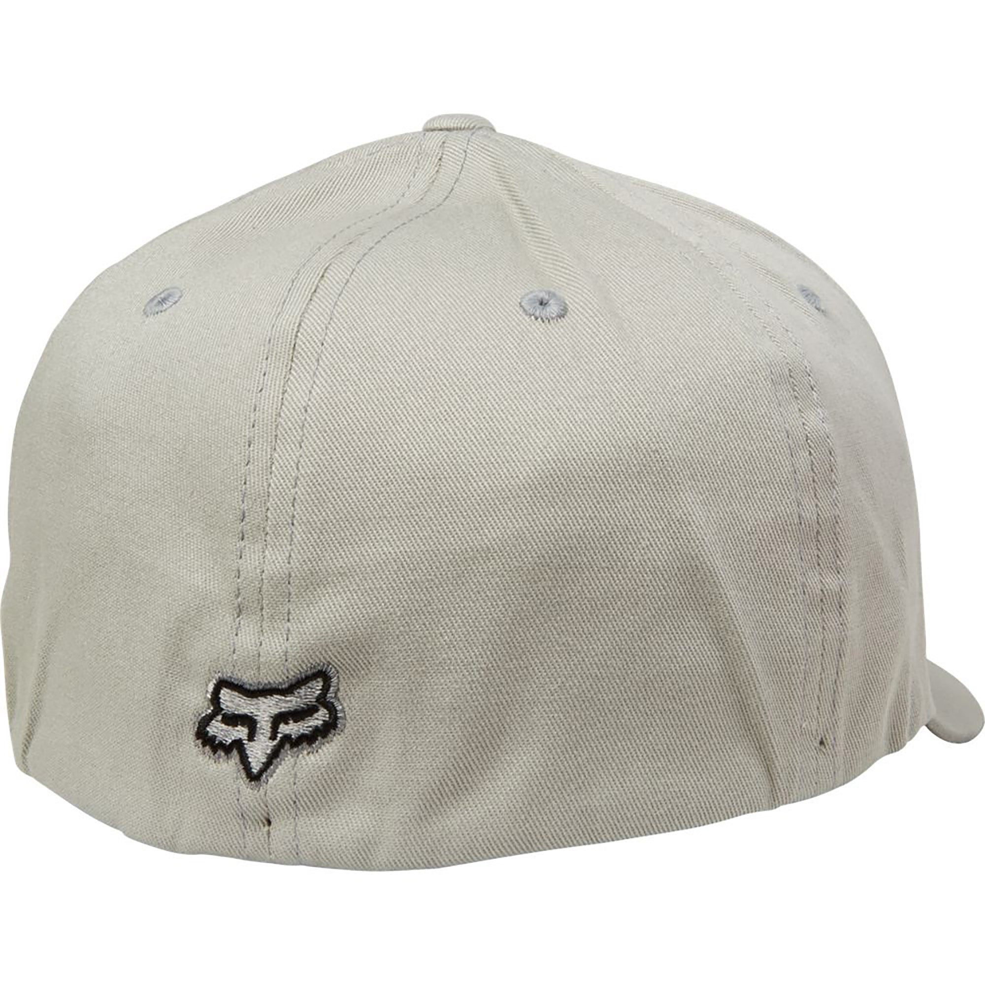 Fox Flex 45 Flexfit Hat L/XL Black/White | ABC Bikes