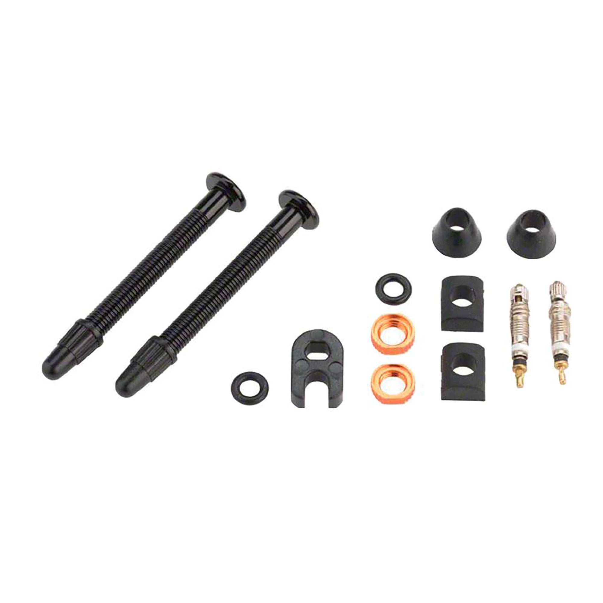 Orange Seal Versa Tubeless Valves 60mm Black | ABC Bikes