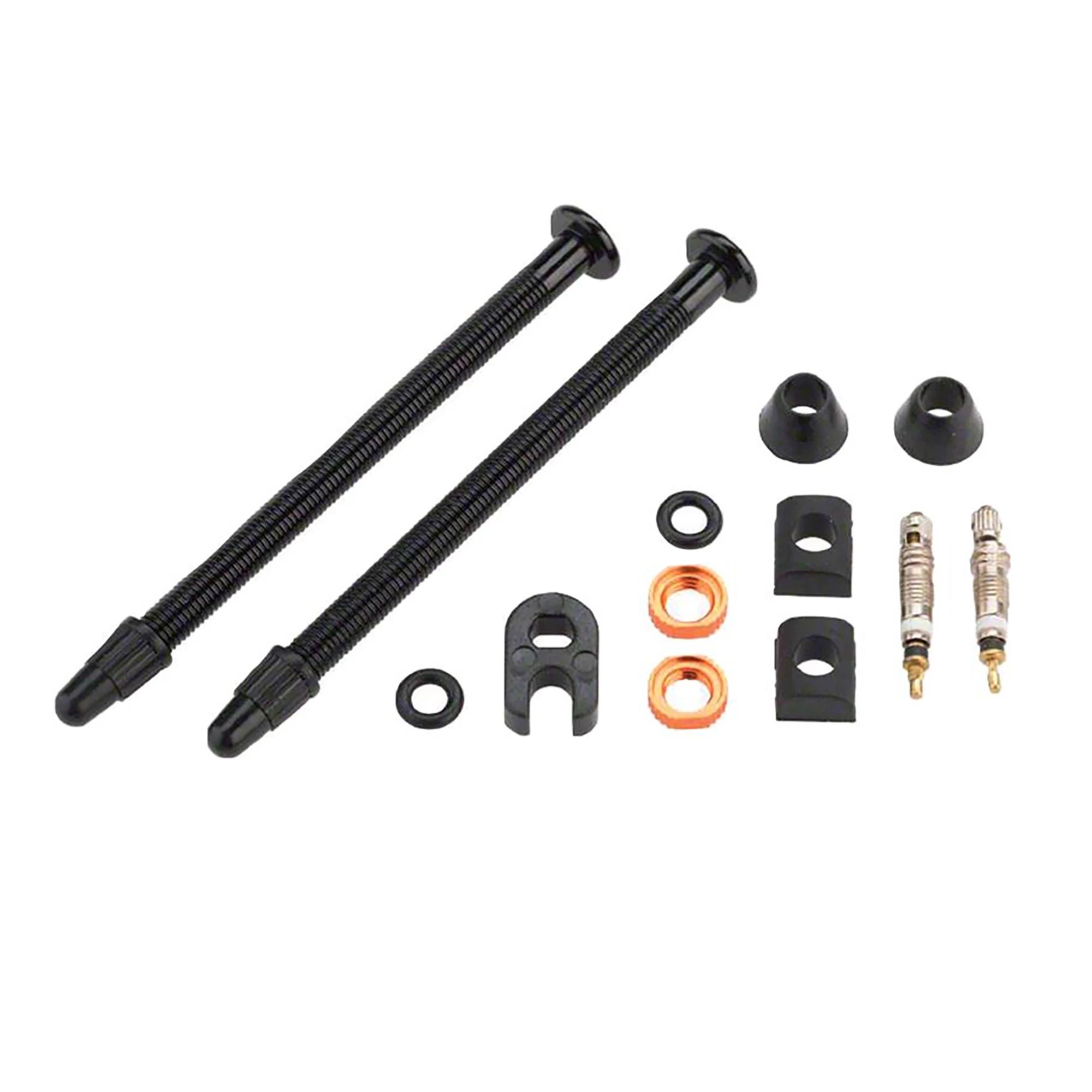 Orange Seal Versa Tubeless Valves 80mm Black | ABC Bikes