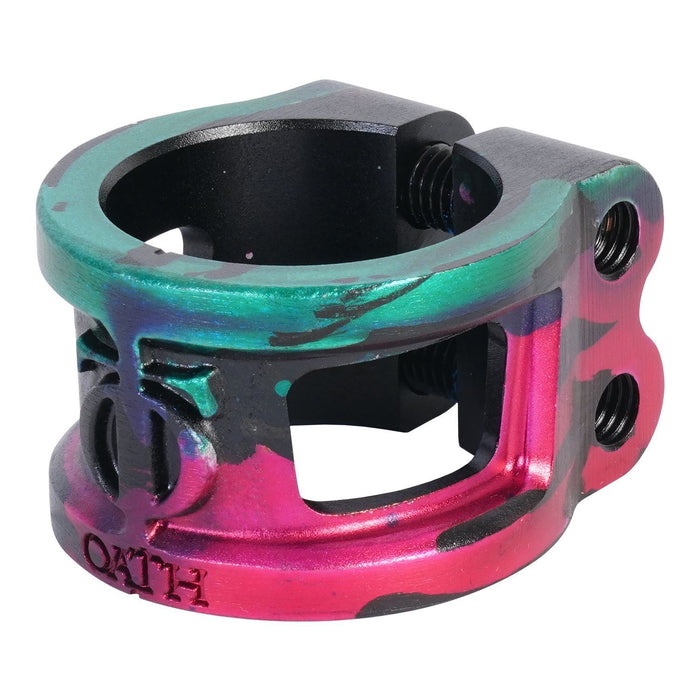 Oath Cage V2 2-Bolt Scooter Clamp Anodised Satin Black | ABC Bikes