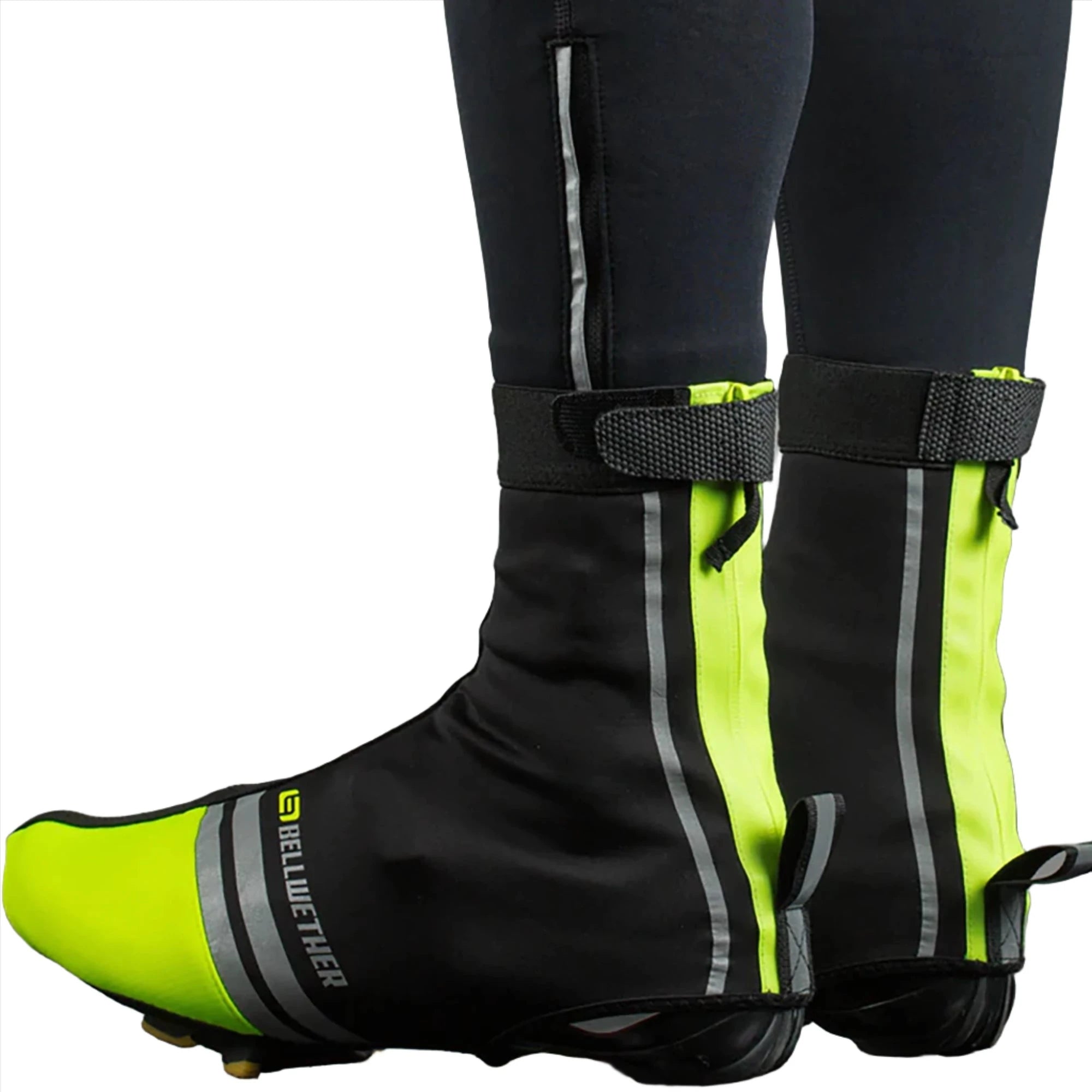 Bellwether Coldfront Bootie Shoecovers LG / 43-44 Hi-Vis | ABC Bikes
