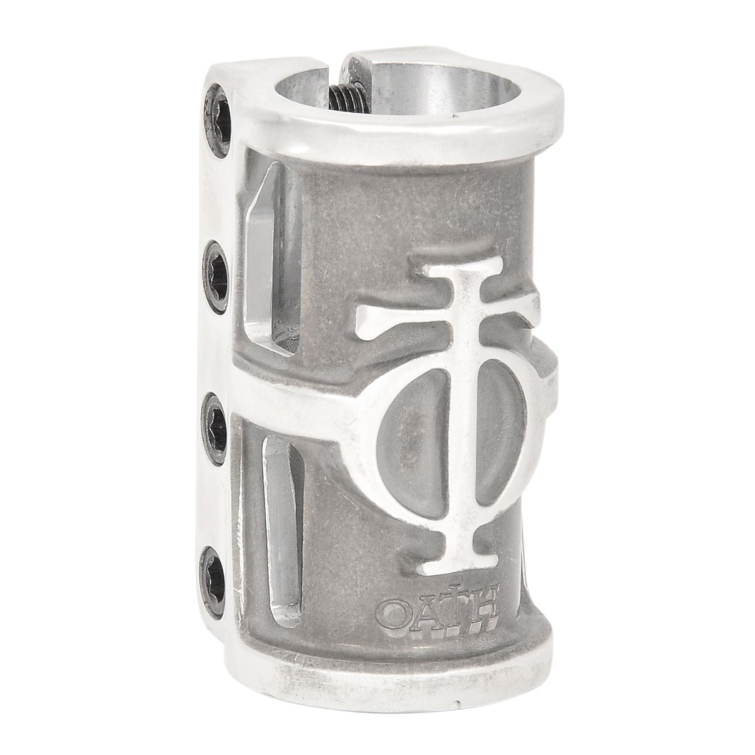 Oath Cage 4-Bolt SCS Scooter Clamp Raw | ABC Bikes