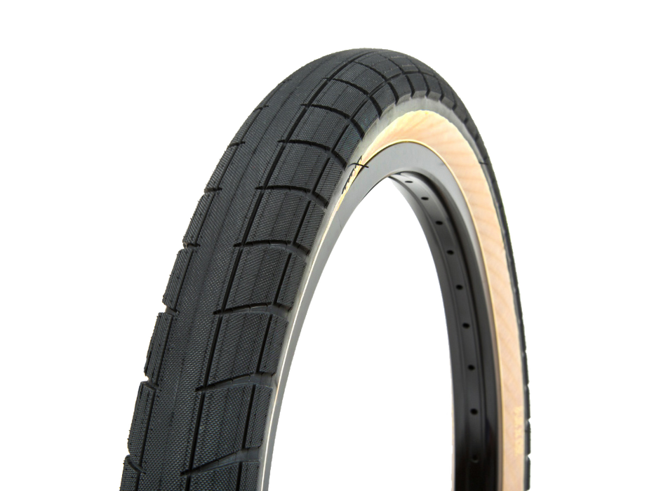 BSD Donnasqueak Wirebead BMX Tyre 20 x 2.25 Black/Tan | ABC Bikes