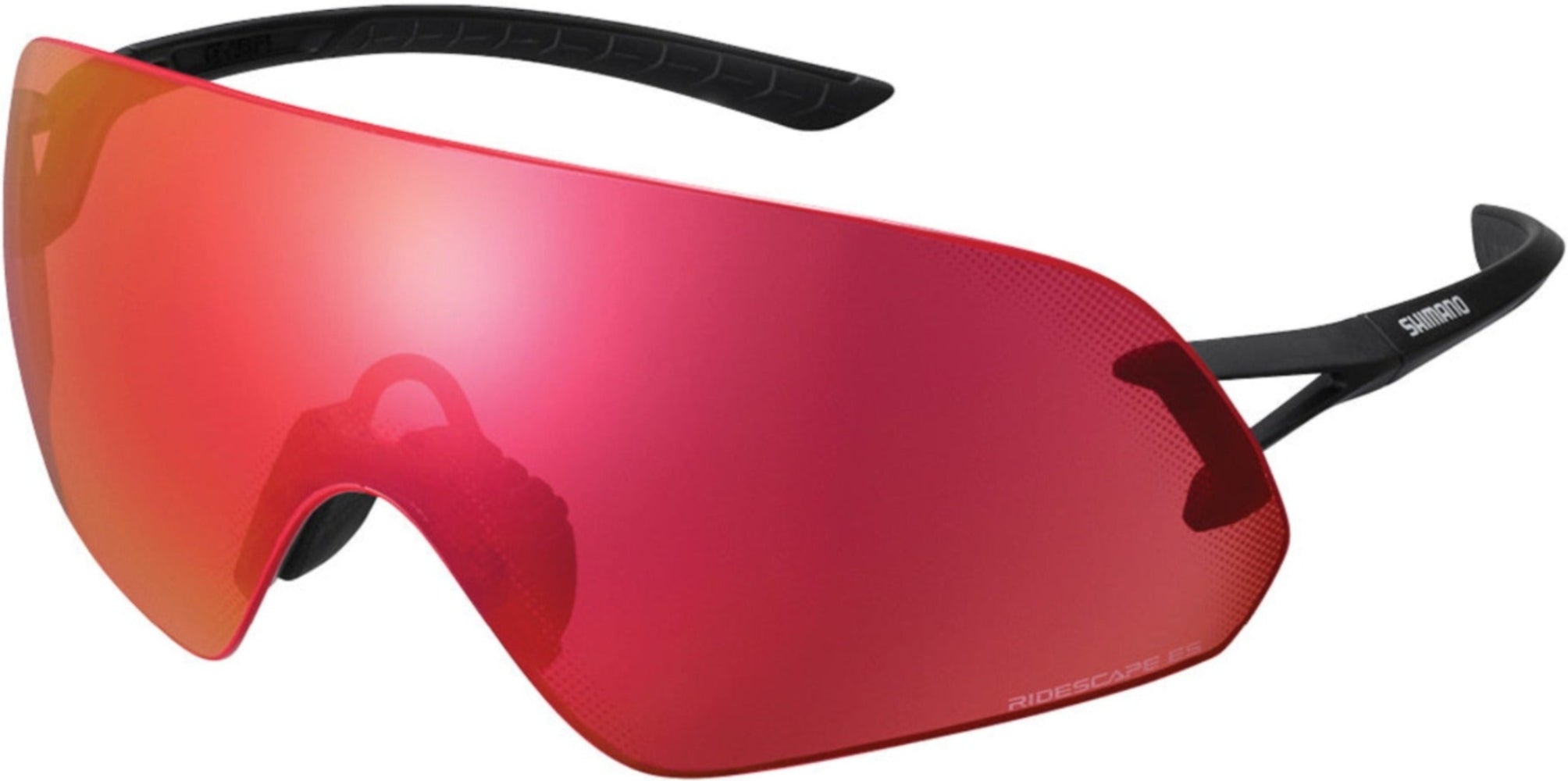 Shimano Aerolite P Glasses Matt Black / Ridescape Sunny | ABC Bikes