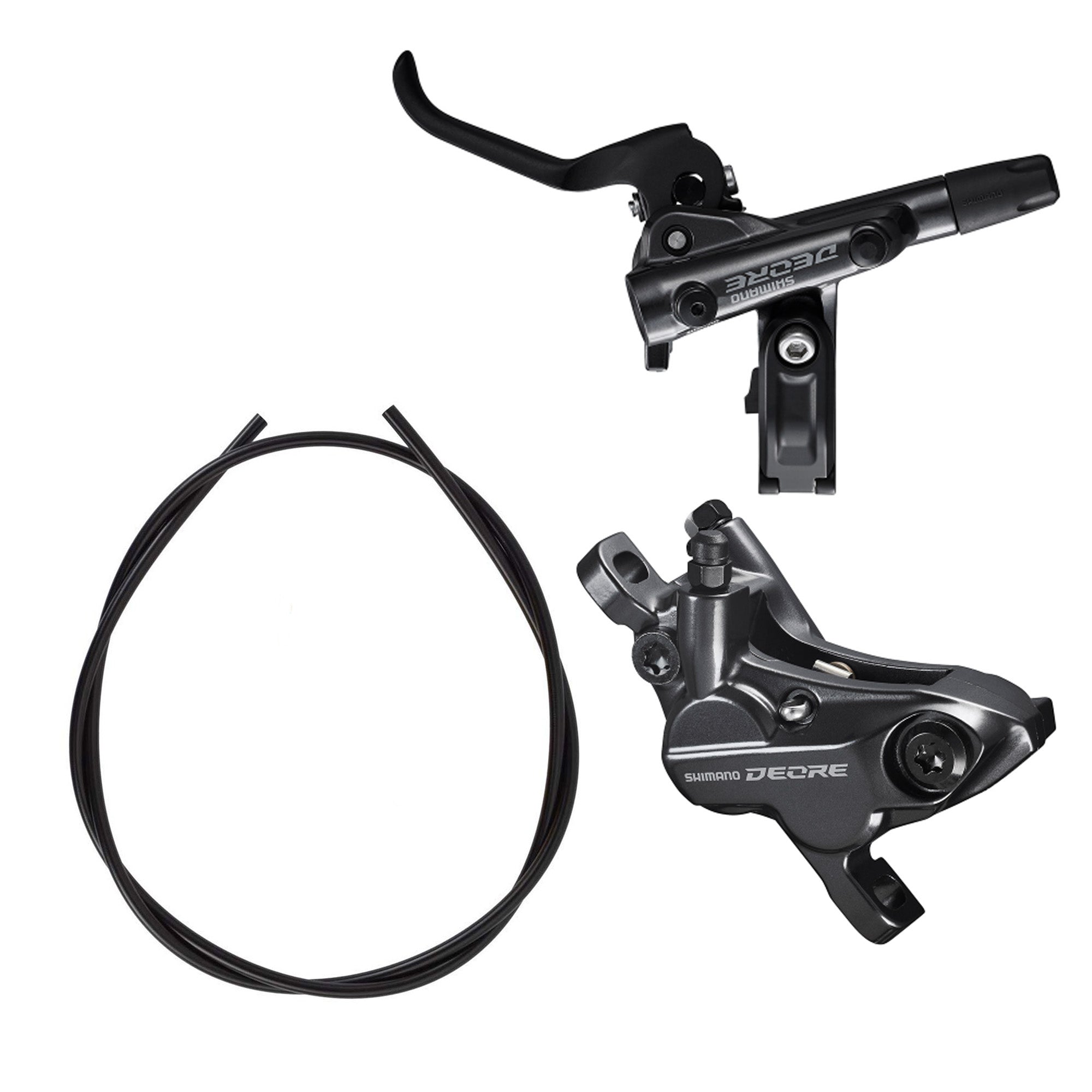 Shimano Deore M6120 4-Piston Hydraulic Disc Brake Rear Black | ABC Bikes