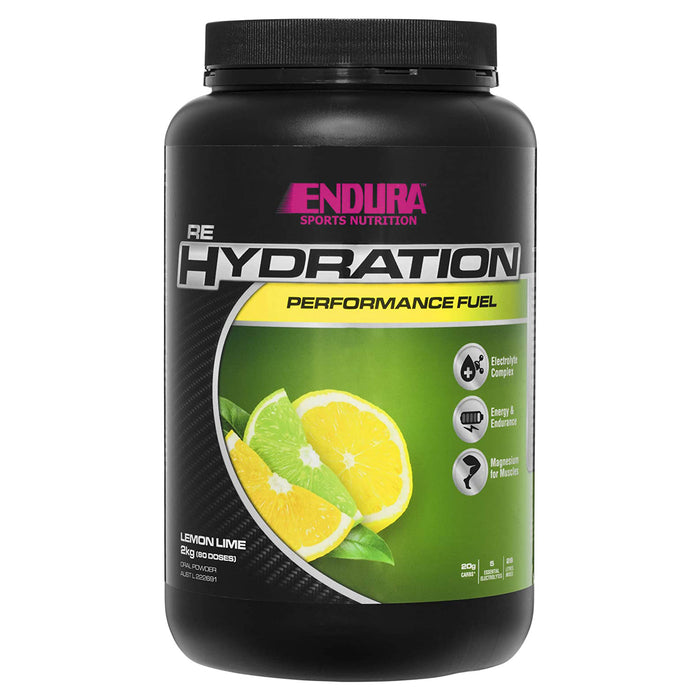 Endura Rehydration Performance Fuel 2kg Lemon Lime | ABC Bikes