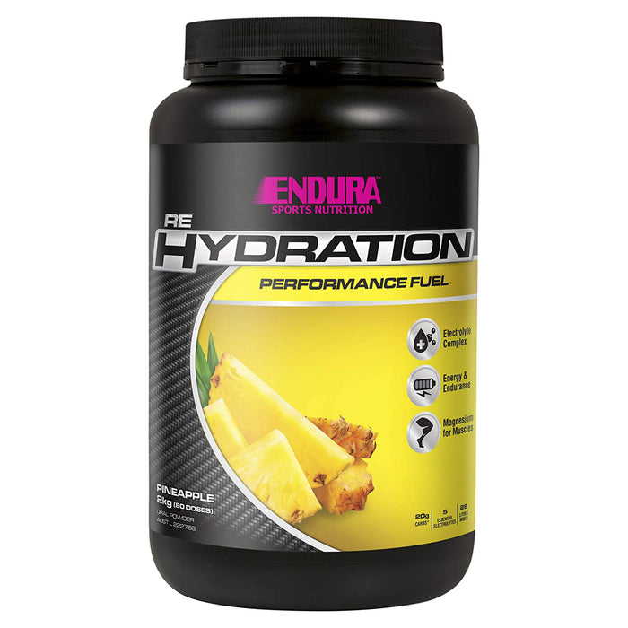 Endura Rehydration Performance Fuel 2kg Pineapple | ABC Bikes