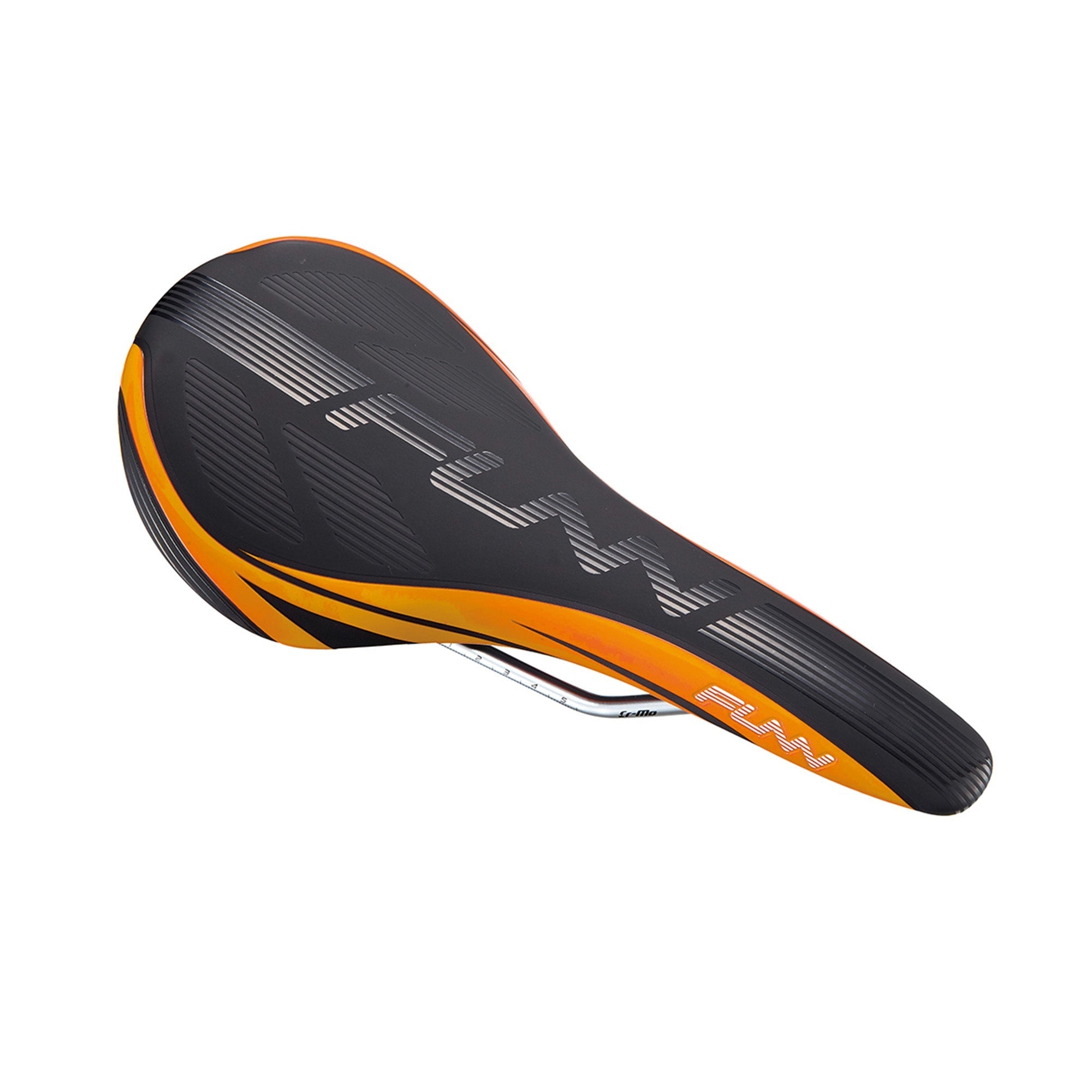 FUNN Adlib MTB Saddle Black/Orange | ABC Bikes