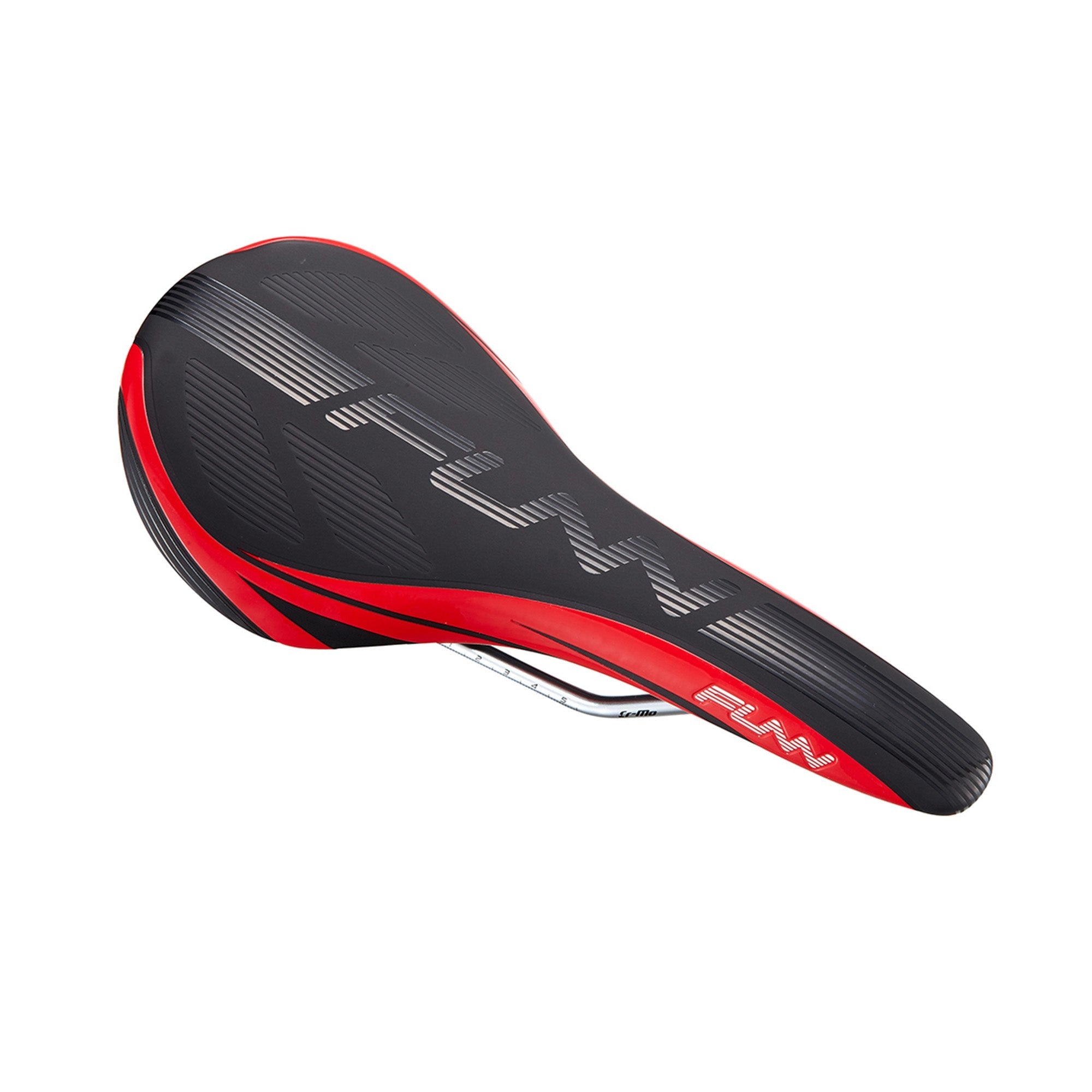 FUNN Adlib MTB Saddle Black/Red | ABC Bikes
