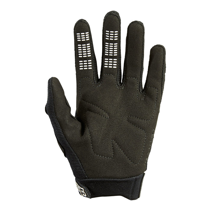 Fox Dirtpaw Youth MTB Gloves XS Black/White | ABC Bikes