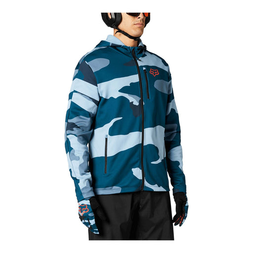 Fox Ranger Tech Mens Fleece Jacket XS Blue Camo | ABC Bikes