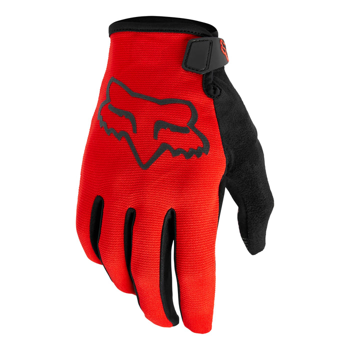 Fox Ranger Mens MTB Gloves SM Fluro Red | ABC Bikes