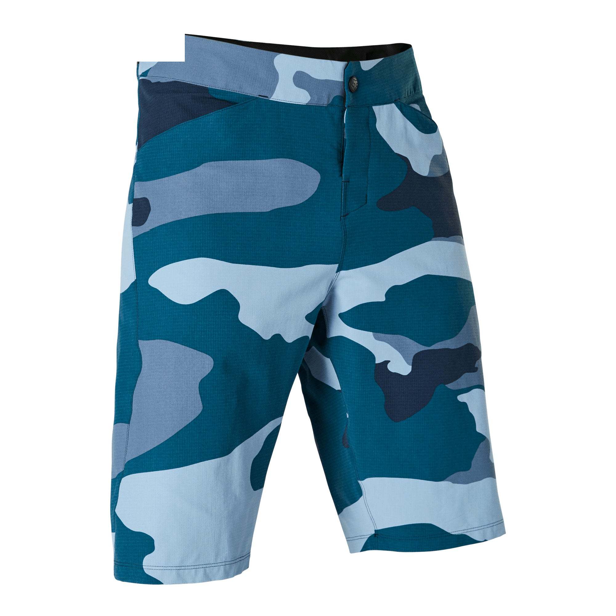 Fox Ranger Camo Mens MTB Shorts 28 Blue Camo | ABC Bikes