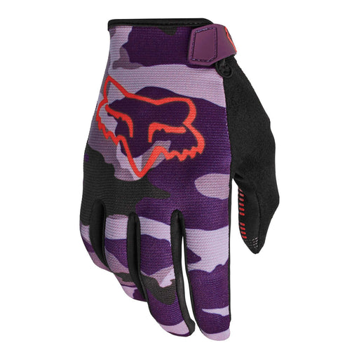 Fox Ranger Camo Womens MTB Gloves SM Dark Purple | ABC Bikes