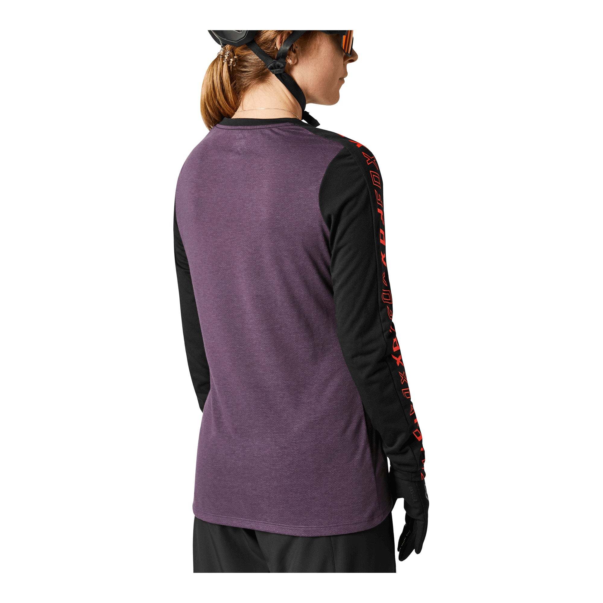 Fox Ranger Womens DriRelease LS MTB Jersey XS Black/Purple | ABC Bikes