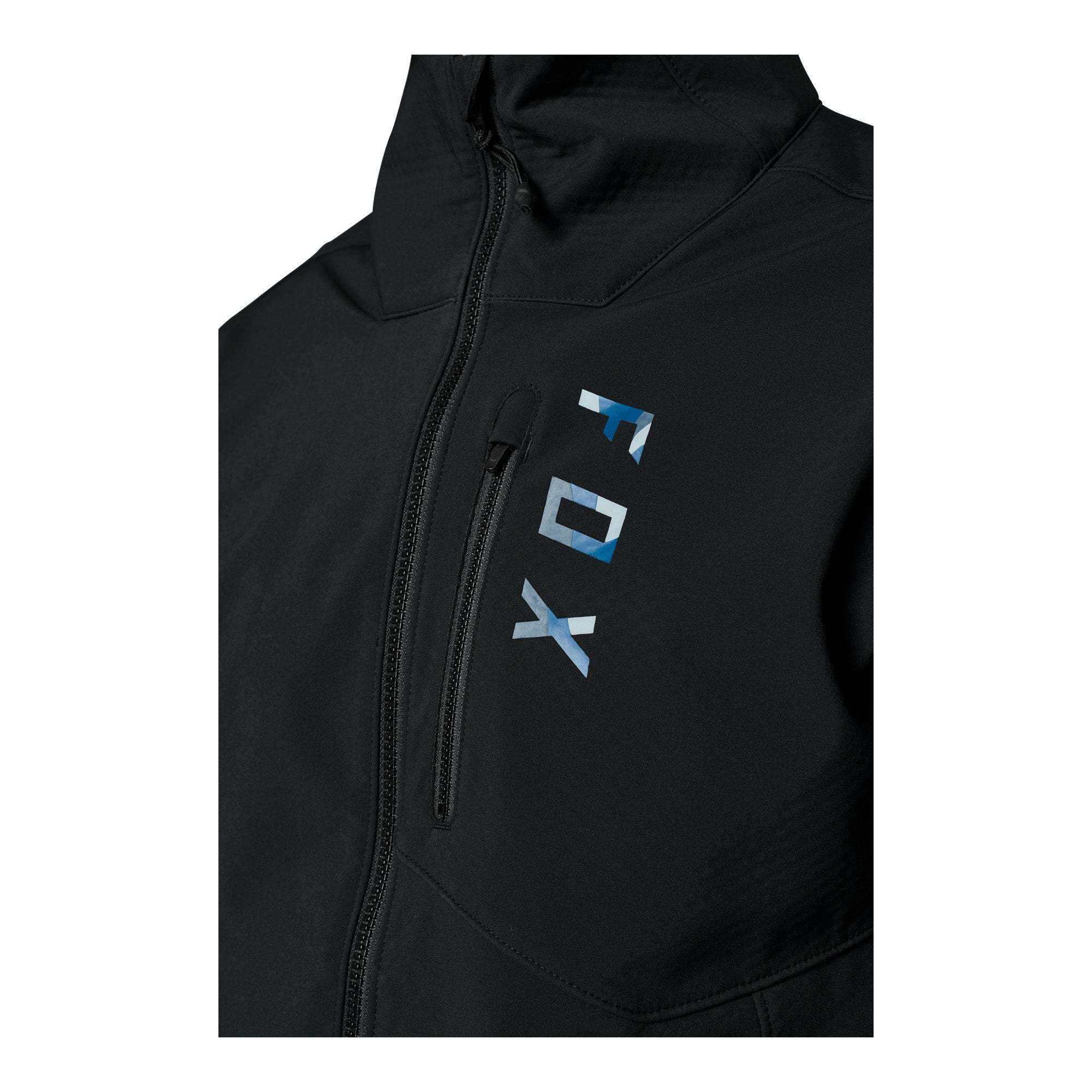 Fox Ranger Fire Mens Jacket SM Black/Blue | ABC Bikes