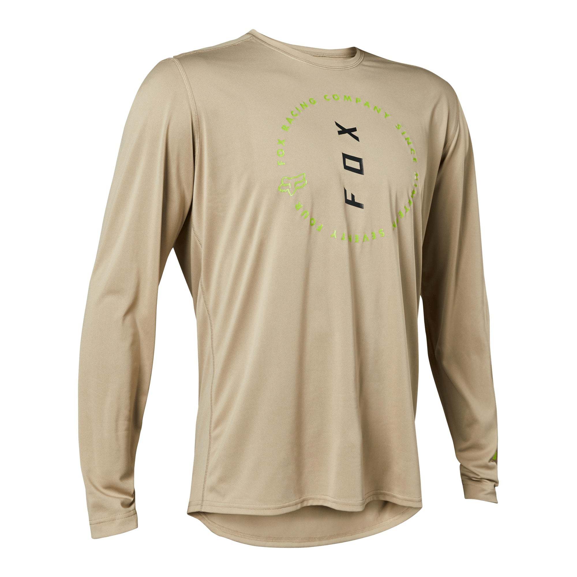 Fox Ranger Mens Vert LS MTB Jersey SM Stone | ABC Bikes