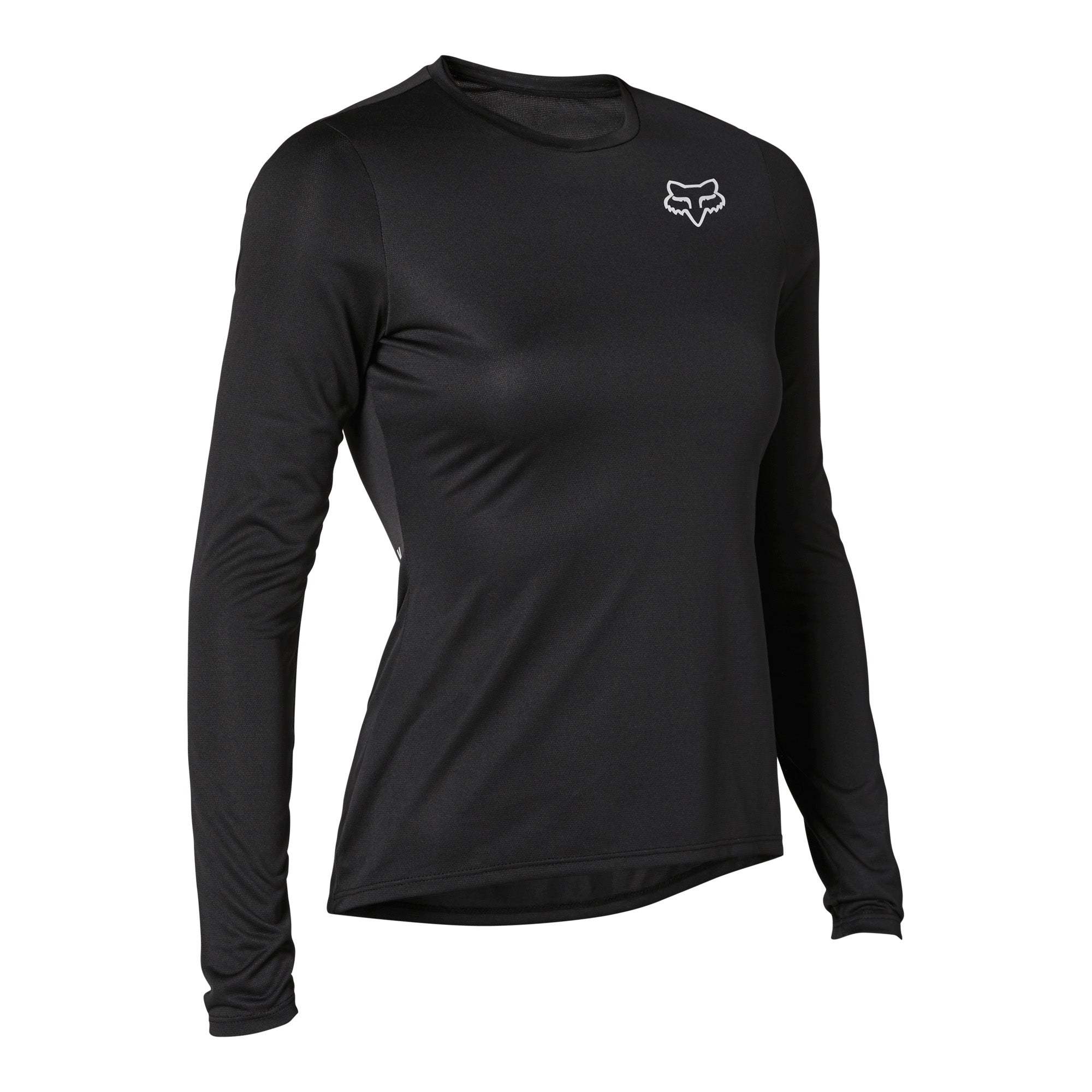Fox Tecbase Womens LS Baselayer XS Black | ABC Bikes