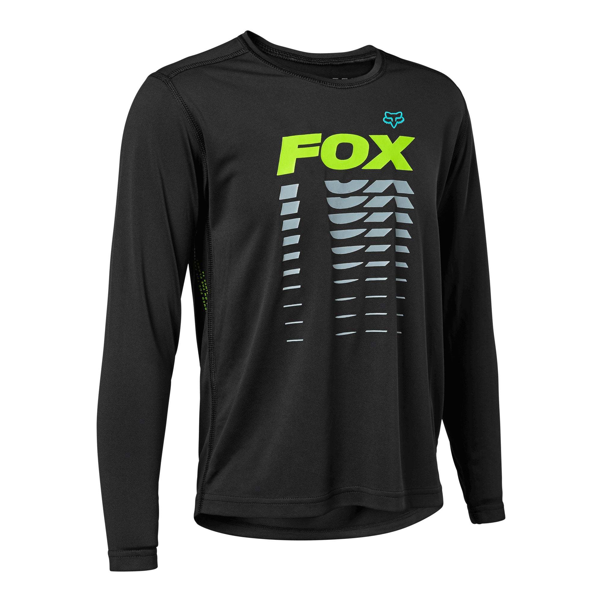 Fox Ranger Youth LS MTB Jersey SM Black | ABC Bikes