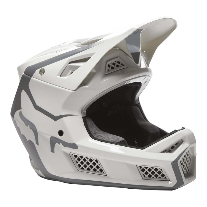 Fox Rampage Pro Carbon Niteeyez MIPS Full Face Helmet LG / 59-60cm Light Grey | ABC Bikes
