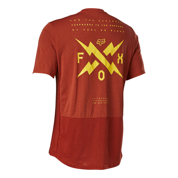 Fox Ranger DriRelease Calibrated Mens SS MTB Jersey SM Red Clay | ABC Bikes