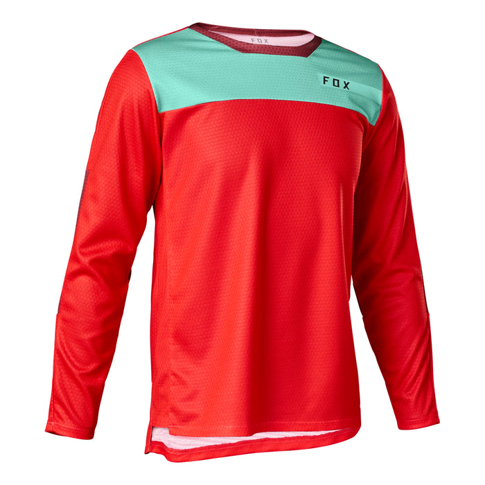 Fox Defend Moth Youth LS MTB Jersey [product_colour] | ABC Bikes