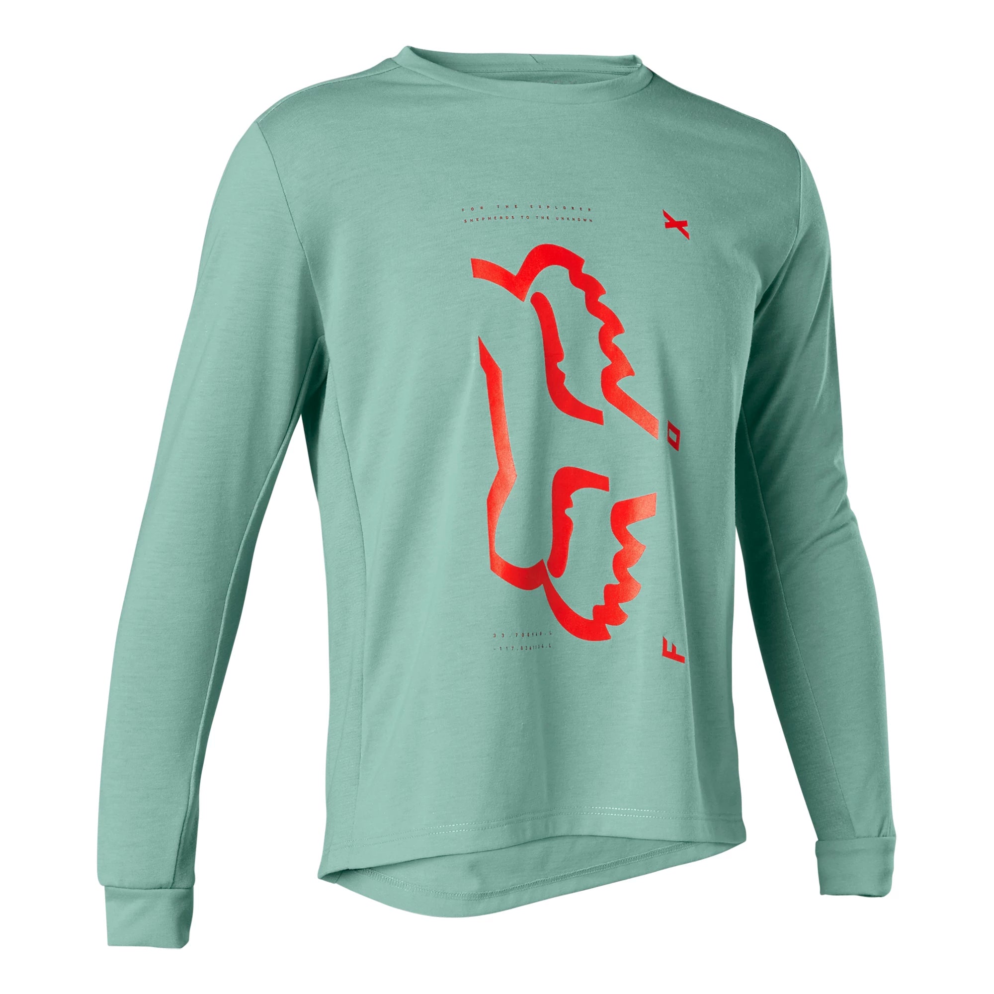 Fox Ranger DriRelease Youth LS MTB Jersey SM Eucalyptus | ABC Bikes