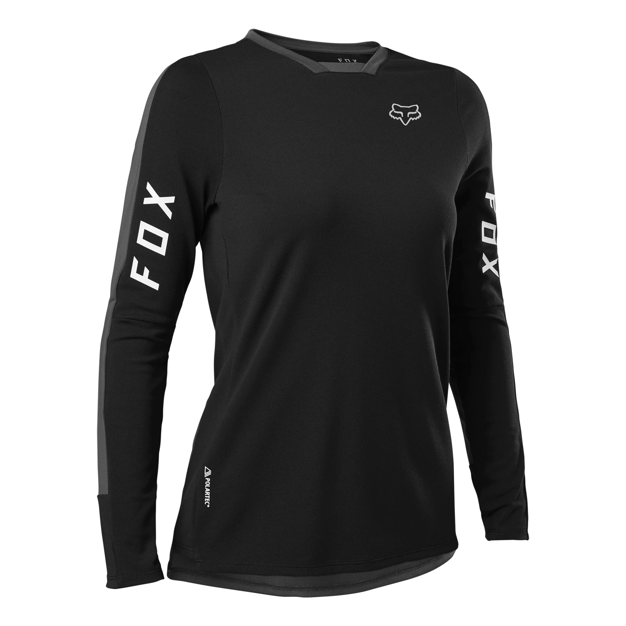 Fox Defend Pro Womens LS MTB Jersey XS Black | ABC Bikes