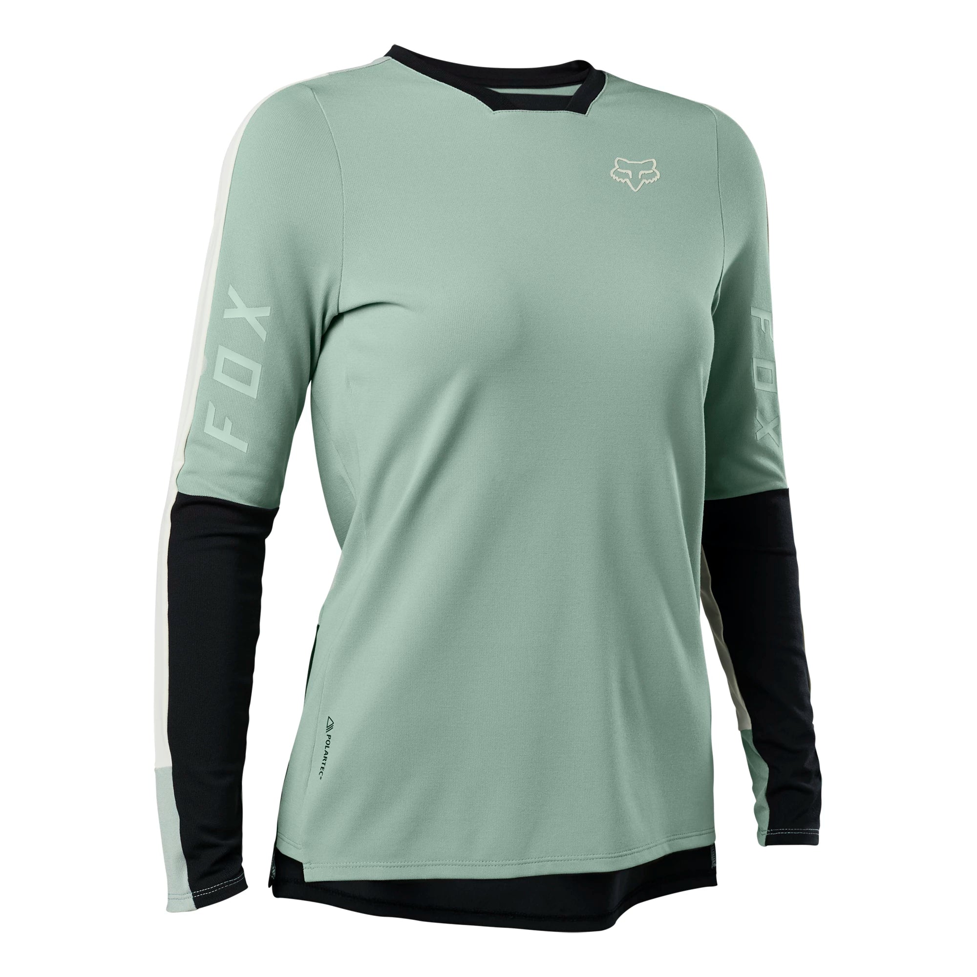 Fox Defend Pro Womens LS MTB Jersey XS Eucalyptus | ABC Bikes