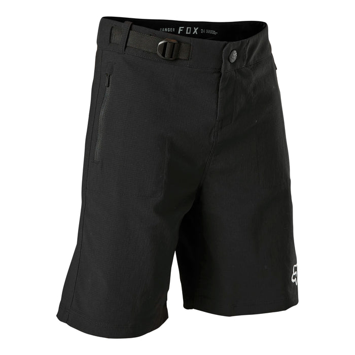 Fox Ranger Liner Youth MTB Shorts 22 Black | ABC Bikes