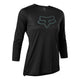 Fox Flexair Womens 3/4 MTB Jersey XS Black | ABC Bikes