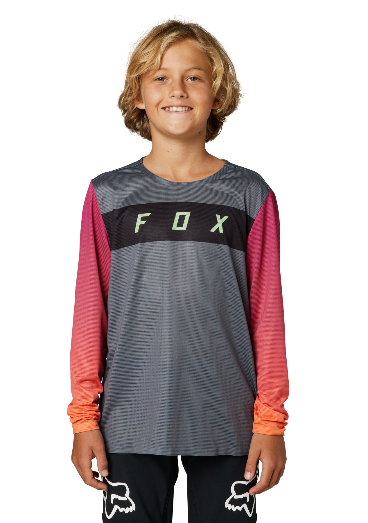 Fox Flexair Youth LS MTB Jersey - ABC Bikes