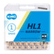 KMC HL1 HalfLink BMX Chain 1/2 x 3/32 Gold | ABC Bikes