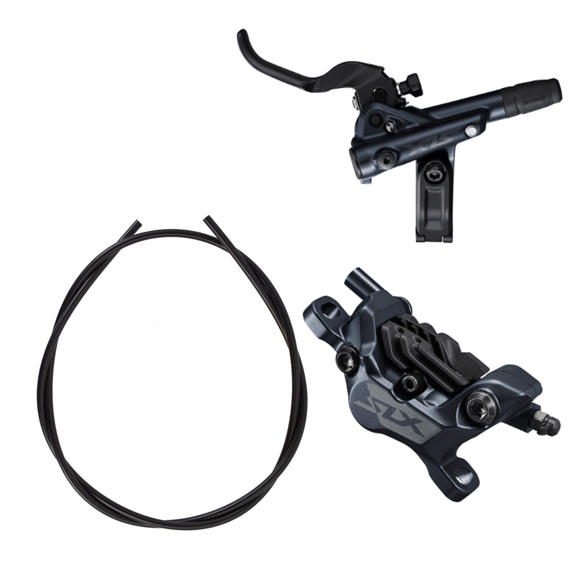Shimano SLX M7120 4-Piston Hydraulic Disc Brake Rear Black | ABC Bikes
