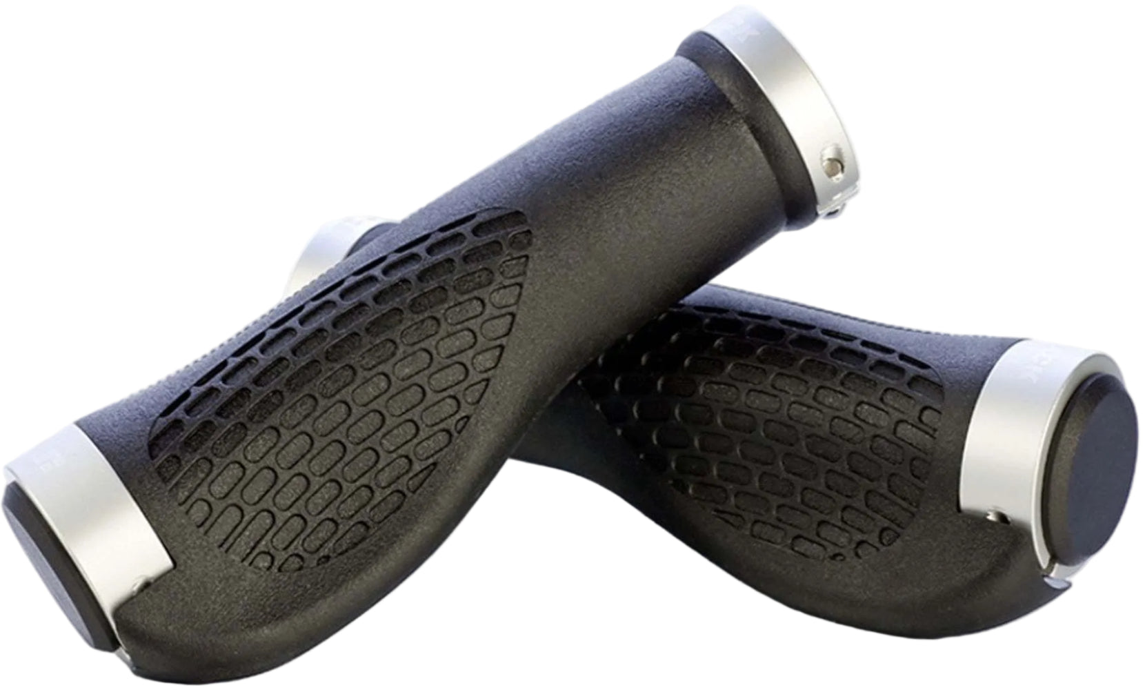 Jetblack Ergo Lock-On MTB Grips Black | ABC Bikes