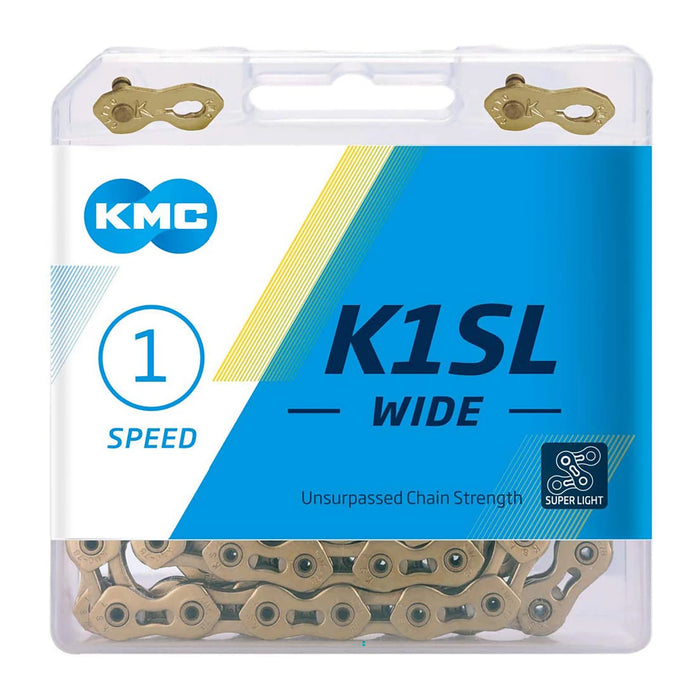 KMC K1 SL BMX Chain 1/2 x 1/8 Gold | ABC Bikes