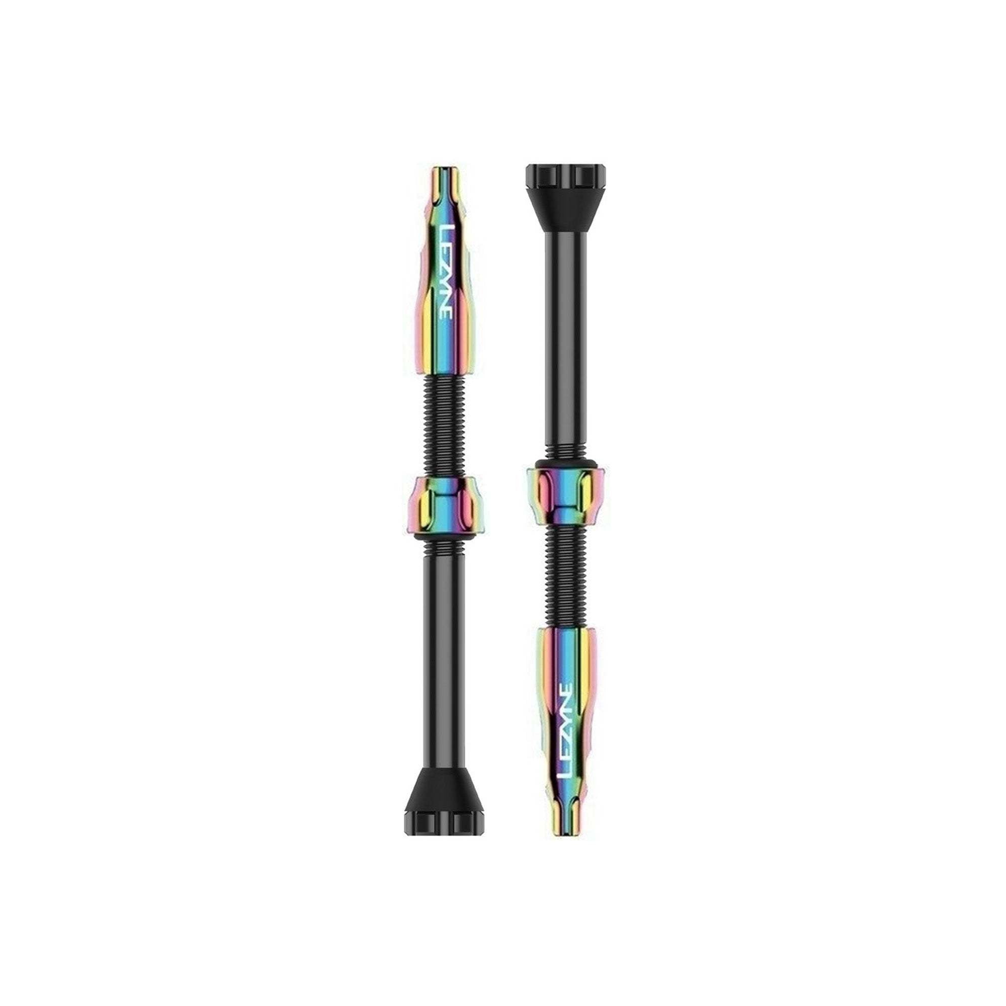 Lezyne CNC TLR Tubeless Valves 60mm Neo Metallic | ABC Bikes