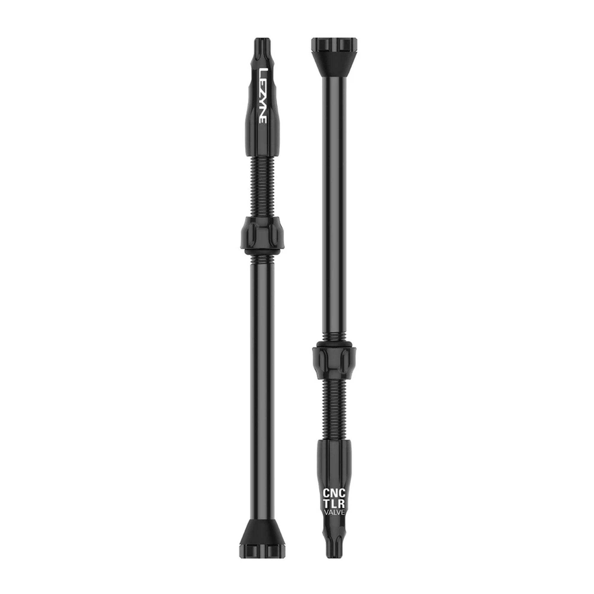 Lezyne CNC TLR Tubeless Valves 80mm Black | ABC Bikes