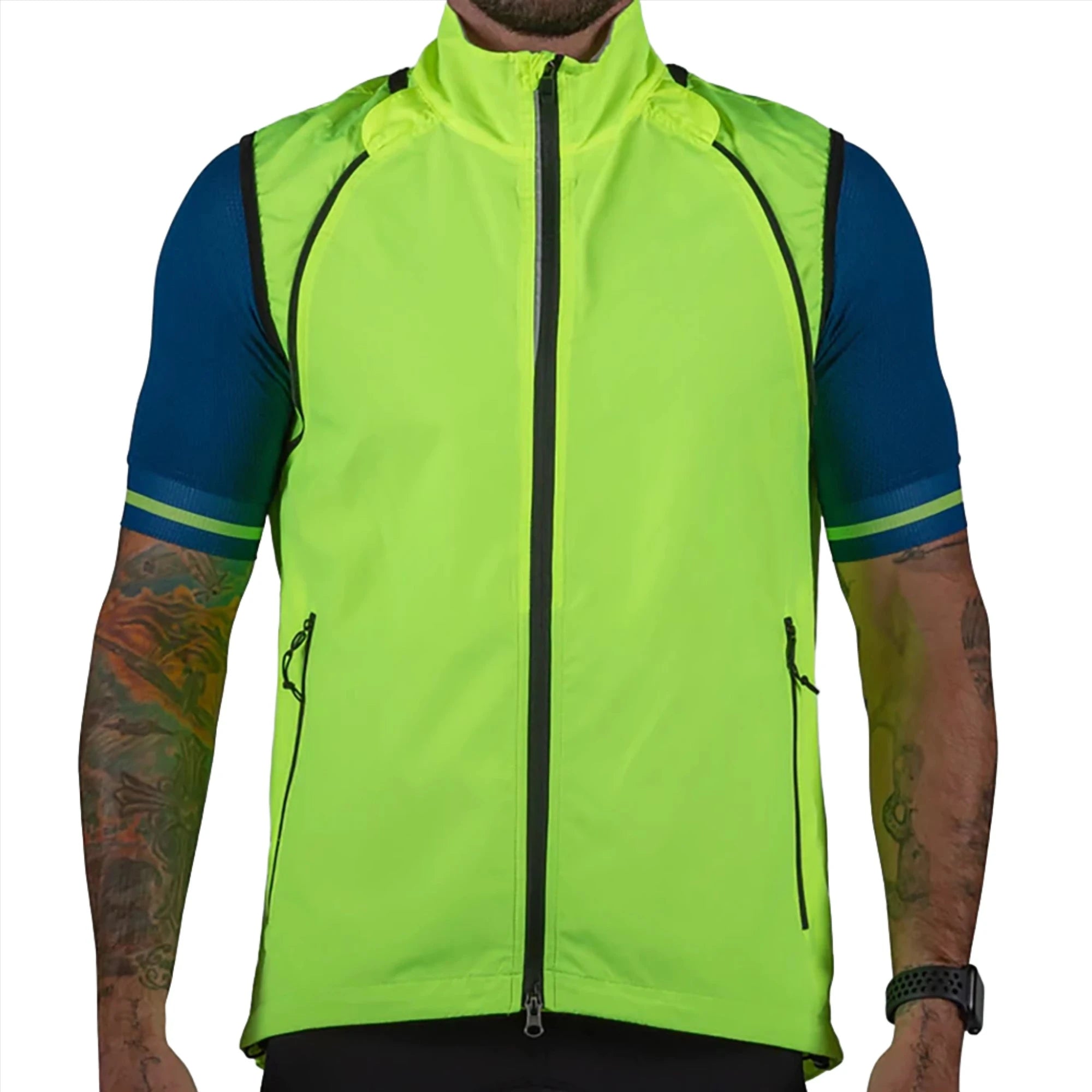 Bellwether Velocity Convertible Mens Jacket SM Hi-Vis | ABC Bikes