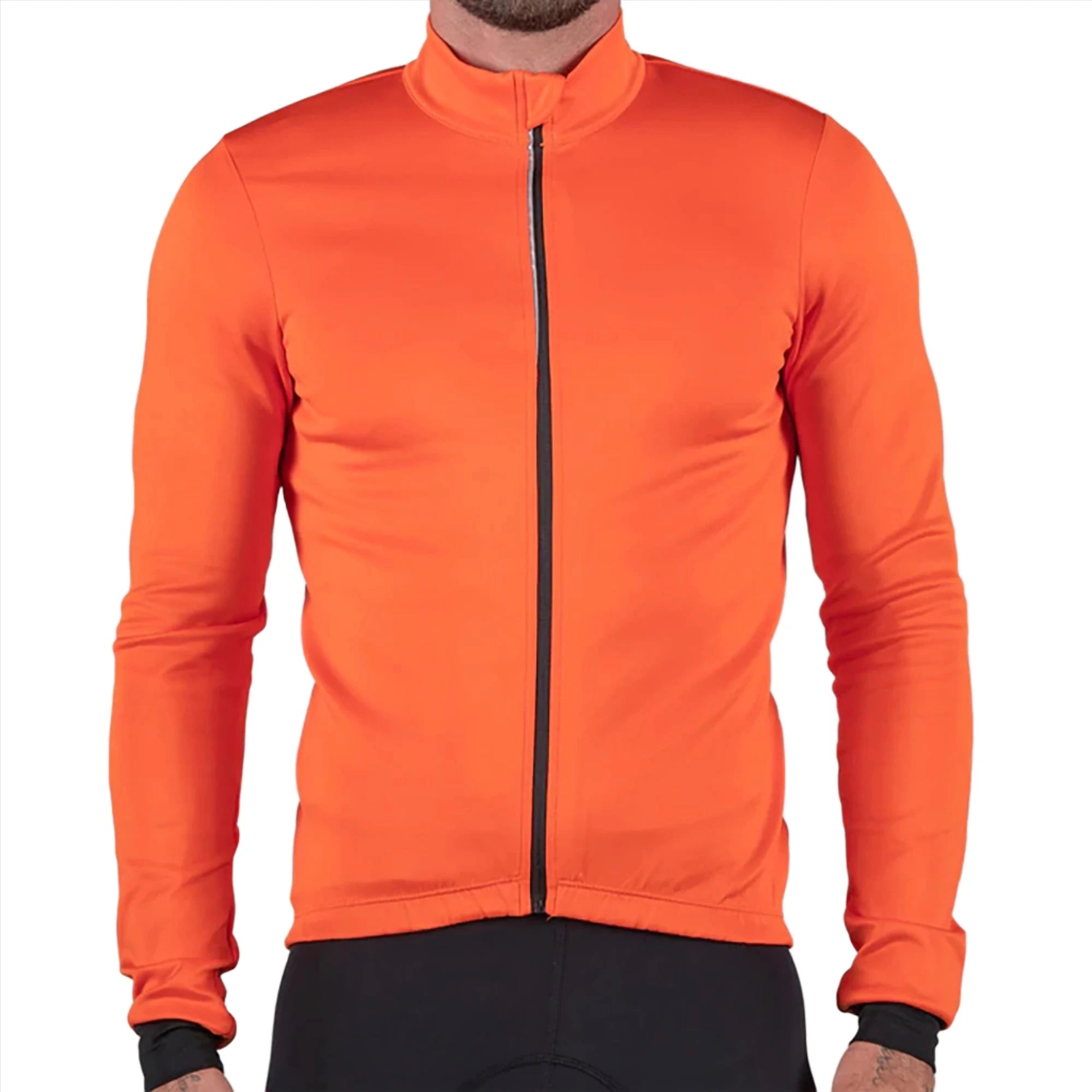 Bellwether Prestige Thermal Mens LS Jersey SM Orange | ABC Bikes