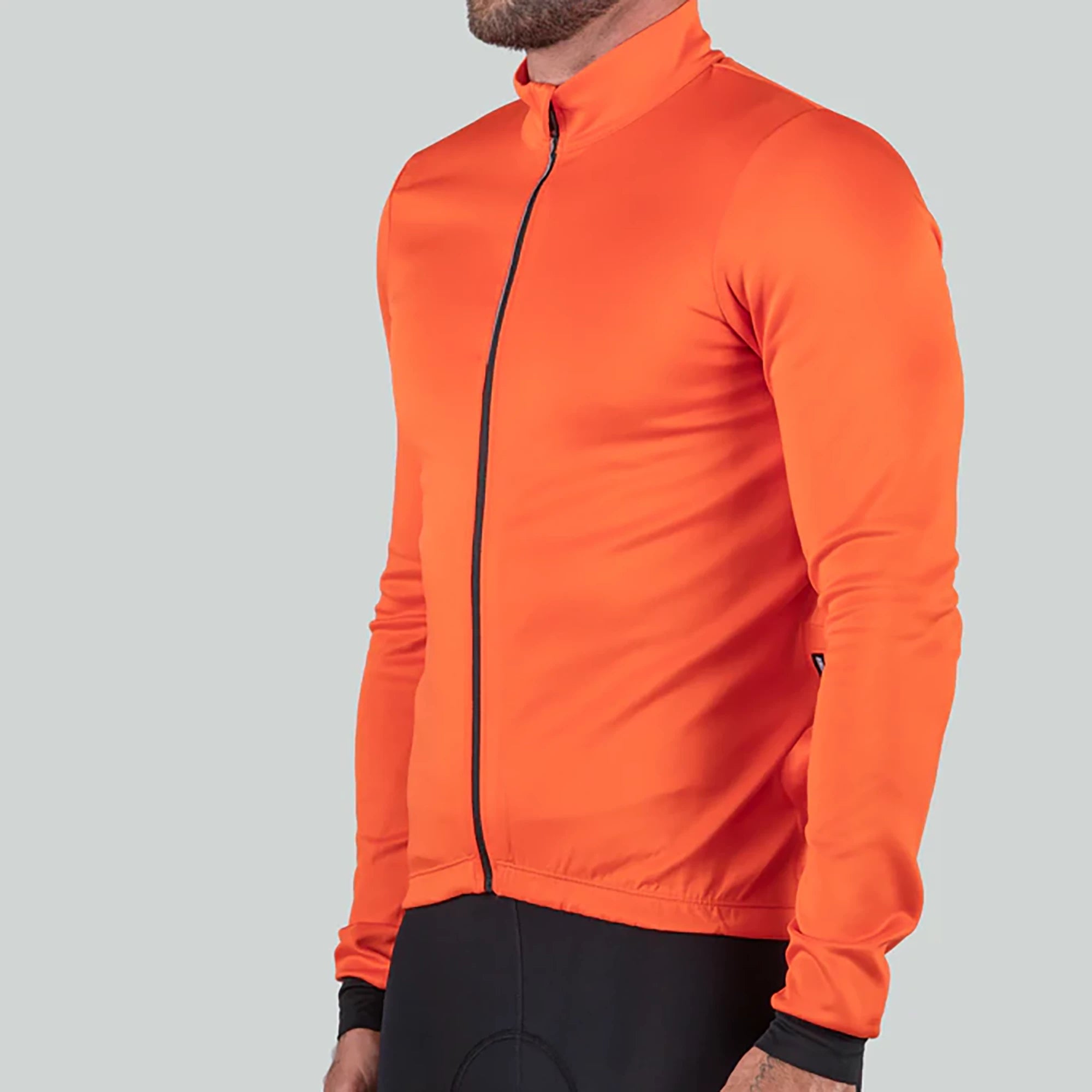 Bellwether Prestige Thermal Mens LS Jersey SM Orange | ABC Bikes