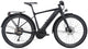 Giant 2022 FastRoad E+ EX electric bike with black frame and sleek design, suitable for road and commuting rides.