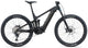 Giant Trance X Advanced E+ 2 electric mountain bike in Carbon Smoke color, showing the sleek frame and mountain bike details.