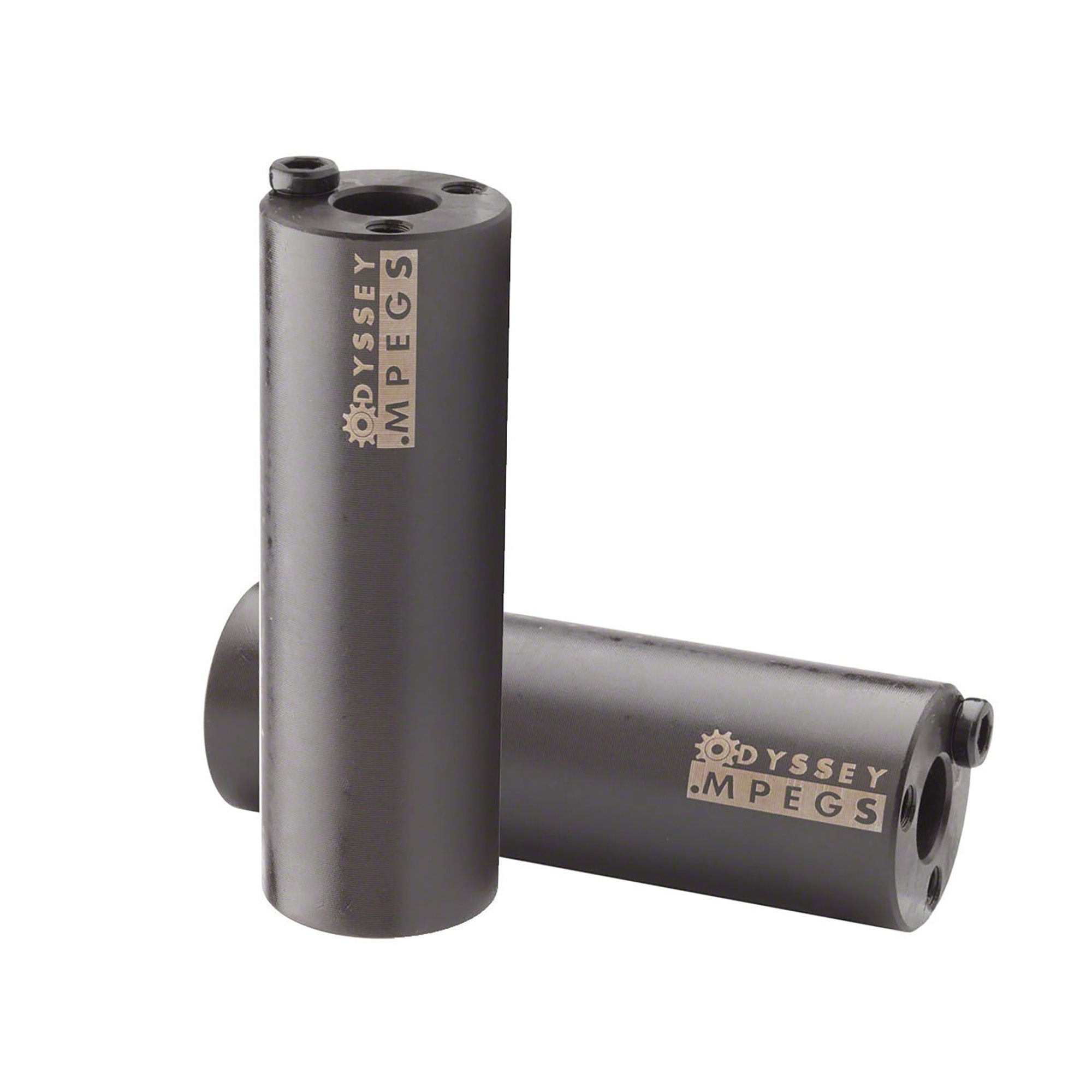 Odyssey MPEG BMX Pegs 10/14mm Black | ABC Bikes