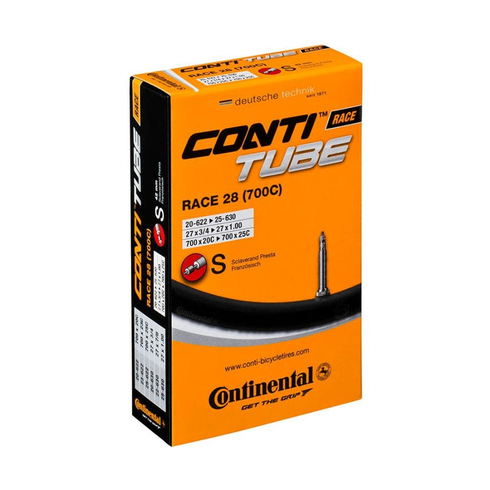 Continental Race 28 Road Tube 700 x 20-25 PV 60mm Black | ABC Bikes
