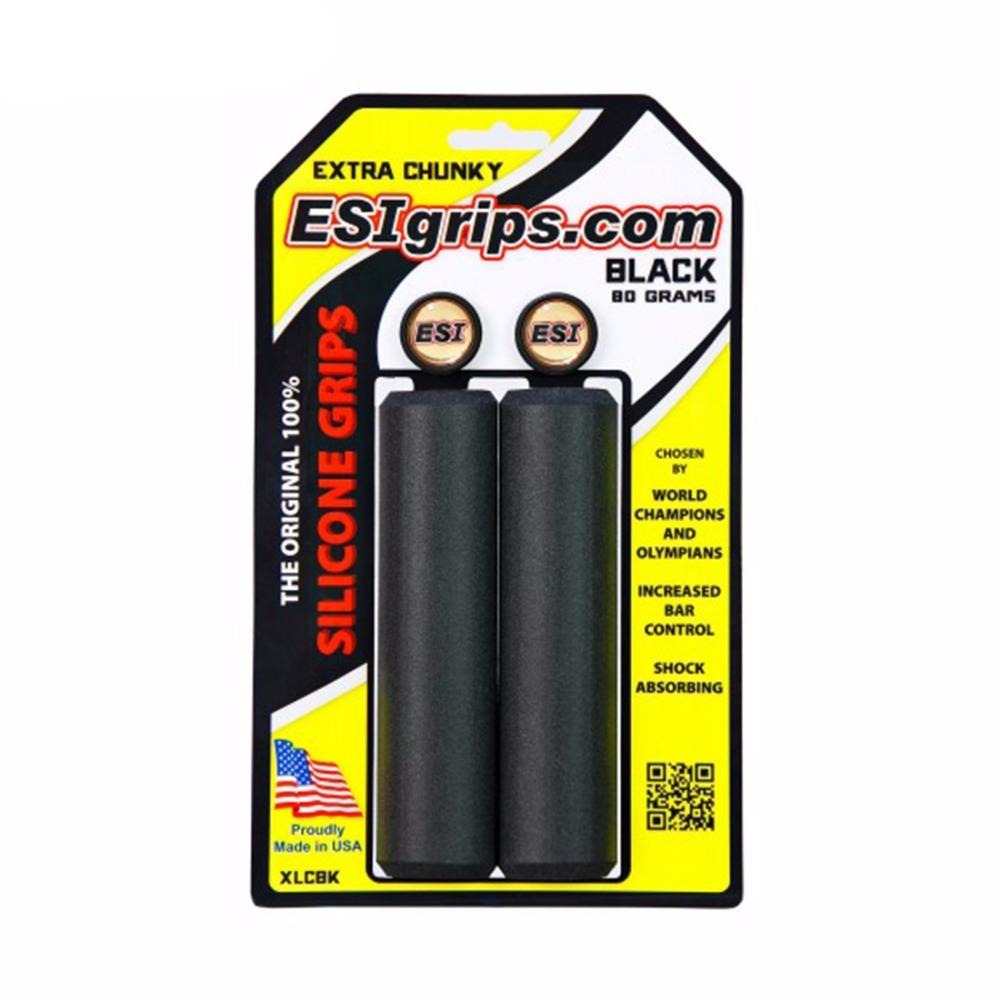 ESI Extra Chunky MTB Grips Black | ABC Bikes