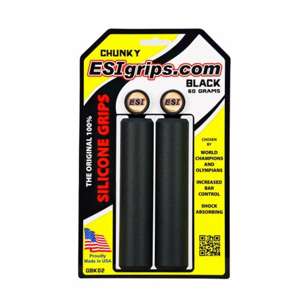 ESI Chunky MTB Grips Black | ABC Bikes