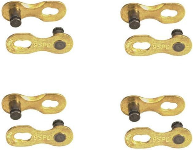SRAM Power Link 9sp Joining Link 4pk Gold | ABC Bikes
