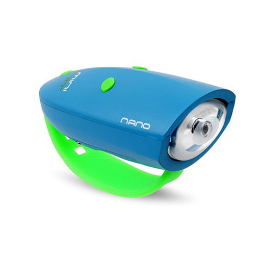 Mini Hornit Nano Electronic Horn Blue/Green | ABC Bikes